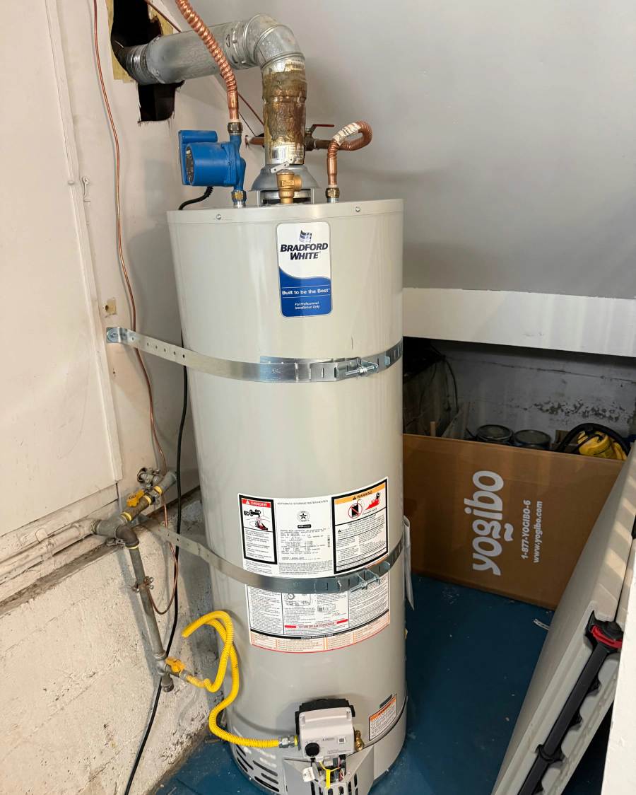 water heater installation